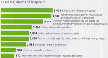 Principales causas de hospitalización en Ica