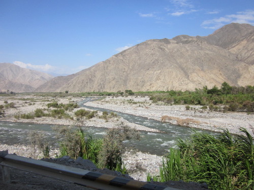 Río Chincha en Ica Perú